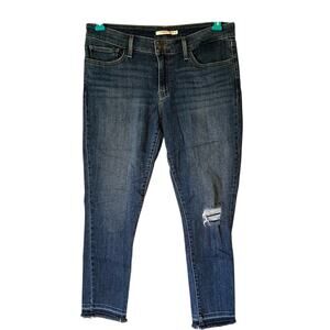 Levi Strauss & Co 711 Skinny Distressed Jean Size 31